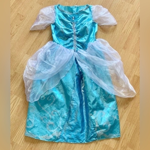Costume Disney Cinderella princess dress girls dress up size medium - Picture 3 of 4